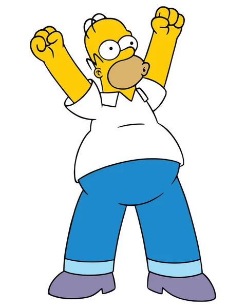 Simson cartoon vector illustration